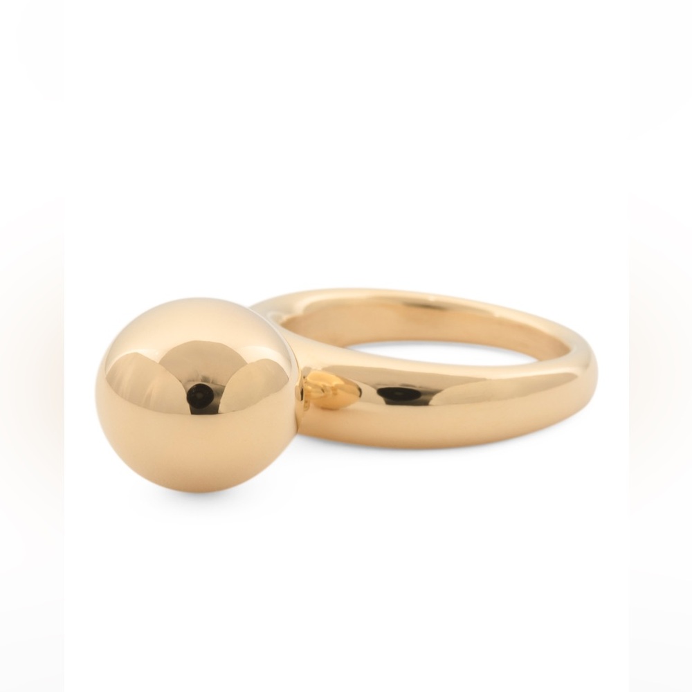 LAST CHANCE MILOR GOLD 14kt Gold Moving Ball Ring